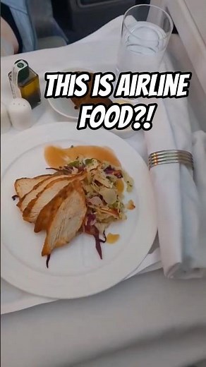 Luxury in the Sky: What’s It Like to Dine Emirates Business Class? #emirates #travel #businessclass