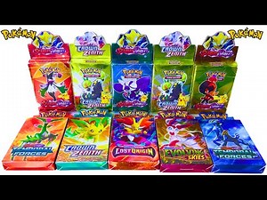 Unboxing Varieties of Pokemon Booster Box Packs | Pokemon Mini Box Pack #pokemon #pokémon #cards