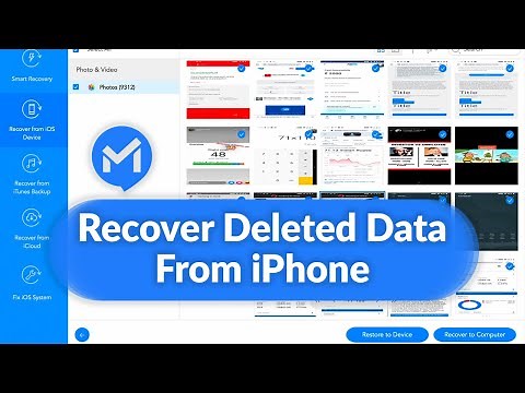 How to Recover iPhone data using iMyFone D-Back | iPhone Data Recovery Software