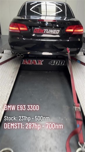 BMW E93 330D Custom Remap and Tuning Process Revealed