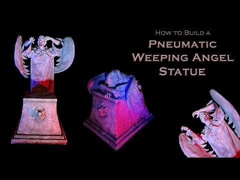 Animatronic Weeping Angel Statue for Halloween