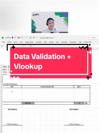 Data Validation Vlookup#exceltips #vlookupformula
