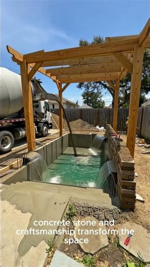 Luxury Backyard Transformation | Infinity Pool Build in 41 Seconds