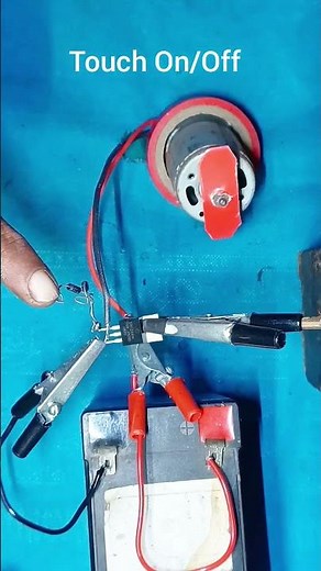 touch screen switch, on/off || use mosfet Z44 || #ytshorts #experiment #repairing #touchswitch