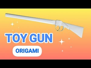 Origami Toy Weapon 🔫 | How to Make a Paper Toy Gun — No Glue