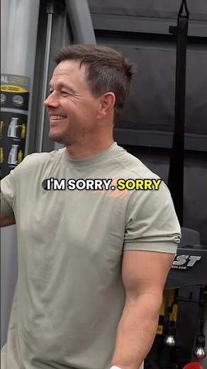 Mark Wahlberg talks about his pets and fails mid-workout #fyp