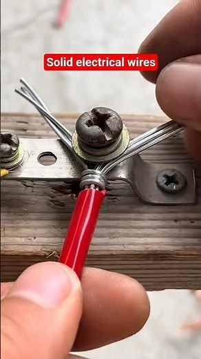 How to connect multiple-core solid electrical wires