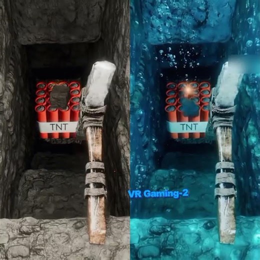 Mind Blowing RTX Minecraft TNT Destruction Loop