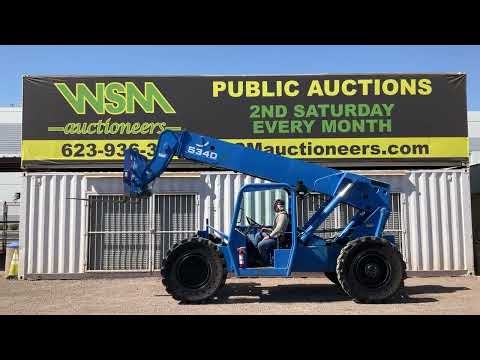 Gradall 534D-9 Telescopic Material Handler For Virtual Auction March 14th, 2026