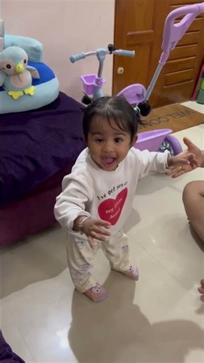 First Step, Big Milestone 💕 | Baby’s First Walk #kidsvideo #kidfirststep #firststep #baby