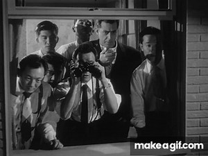 Godzilla, King of the Monsters! ('56): Raymond Burr Reporting clip - Classic Japanese Monster Movie on Make a GIF