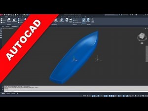 Bootsrumpf - Boat Hull - Autocad 2023 Training - Part Design