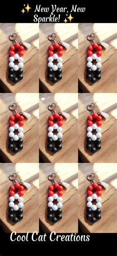 ​✨ New Year, New Sparkle! ✨ ​Step into 2026 with a little extra charm! 🥂 These handmade beaded keychains are the perfect way to refresh your keys, bags, or lanyards for the New Year. Whether you’re loving the bold red and black or the soft pastels, there’s a vibe for everyone. ​Hand-strung with love 💖 ​ ​#NewYear2026 #BeadedKeychains #SmallBizLove #HandmadeGift #AccessoriesOfTheDay