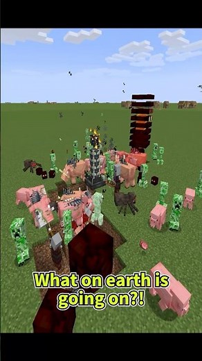 Summon Mobs with Totems! Summon Totem Showcase 【#shorts #Minecraft #mod】