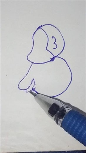 ## easy monkey drawing ## shorts video ##