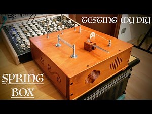 DIY Spring Box / Noise Box: My first creation for sound design in horror movies 👻