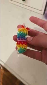 How to make rainbow loom bracelet!! #loomband #foryou #looms