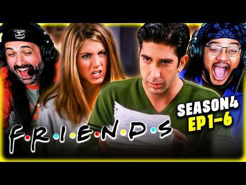 FRIENDS Season 4, Episodes 1, 2, 3, 4, 5 & 6 REACTION!! First Time Watching!