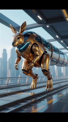 Kangaroo Evolution | From Desert Jumper to Futuristic Train #shorts #animals