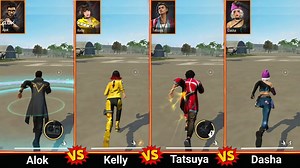 18K views · 499 reactions | ALOK VS KELLY VS TATSUYA VS DASHA SPEED TEST FREE FIRE // GARENA FREE FIRE | CORA FF | Facebook