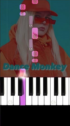 DANCE MONKEY - TONES AND I | EASY Piano Tutorial #dancemonkey #piano #pianocover#pianotutorial