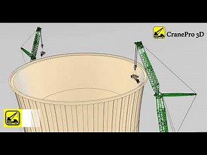 Nuclear Tower Demolition Using Two CC3800 Cranes