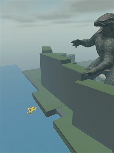 why is Godzilla here 💀#thestrongestbattlegrounds #tsb #funny
