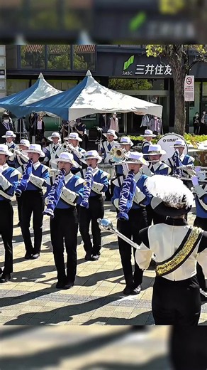 Takigawa Second High School Marching Band Y.M.C.A. performance