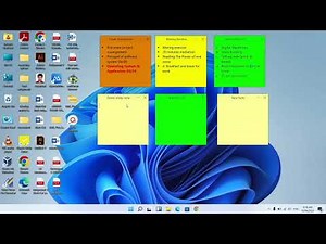 How to install Sticky notes in windows 11/ 10/ 8/7- 2023 100 % work #stickynote #sticky #windows11