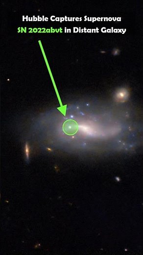 Hubble Captures Supernova SN 2022abvt in Distant Galaxy