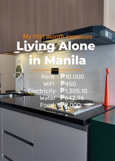 First month living alone, survived. Thank You, Lord! #sololiving #livingalone #monthlyexpenses #johnesguera #apartmentliving