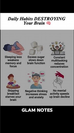 6 Habits That Are Damaging Your Brain |Stop These NOW for Better Memory & Focus 2026 🧠✨ #focusbetter