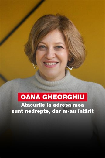 181K views · 10K reactions |  „E rolul societății să sancționeze și ea aceste lucruri. Mi se pare total nedrept, pentru că atacul ăsta nu a fost doar despre mine. A fost expusă familia mea, în fel și chip, s-au spus lucruri despre soțul meu, despre copilul meu. S-au spus lucruri foarte grave și urâte despre asociația pe care am fondat-o”, afirmă vicepremierul Oana Gheorghiu. | RFI Romania | Facebook