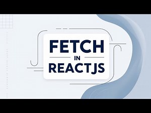 Fetch data using fetch API in ReactJS | ReactJS Essentials | #reactjs #trending #trendingvideo