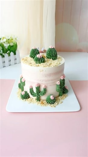142K views · 50 reactions | Celebrate with our 6-inch tall cake, beautifully adorned with creamy cacti and succulents.  #birthdaycake #dessert#cake#customcake #cakedecorating#cakedesign#style#bread#creativecake#foodexploration#pearlcake#freshandsimple#party#coffee#fancycake#prettycakes#cakesofinstagram#eggfreecake#foodie#cakestagram#redvelvetcake#buttercreamcake #mojito #weddingcake #summer #wedding | Piece of Cake Fine Bakery and Cafe | Facebook