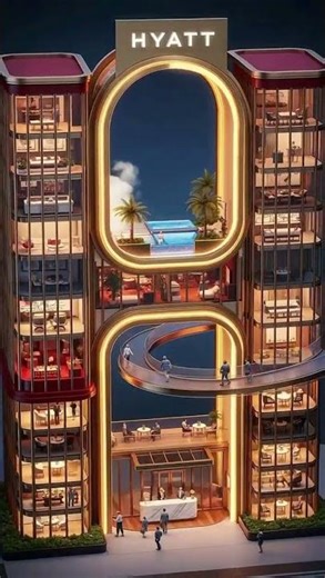 Tiny Hotels Shaped Like Real Logos!