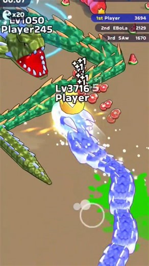 🐍 Snake clash : the Legend snake clash final boss fight win 😱💥 #shorts #snake