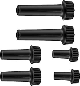 Lamp Turn Switch Knobs On/Off Replacement Light Lamp Turn Switch Lamp Turn Knob Lamp Socket Knobs Replacement(3 Size Various E26 Lamp Sockets) Black 6 Pcs