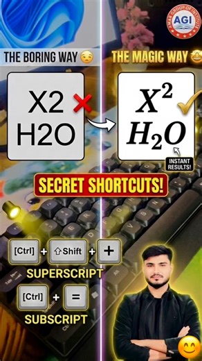 Keyboard Shortcut se Formulas likho 1 Second mein! ⚡