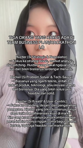 Tiga Peran Utama dalam Tim Business Plan Competition