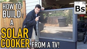 Solar Death Ray: Cooking with a Fresnel Lens from a Projection TV