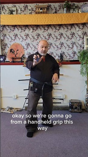 How to Fight with a Shuriken for Self-defense 🥷 Ninja Weapons Training | Tricky Grip-Change #shorts