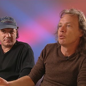 315K views · 14K reactions | Angus in an interview from 2000 talking about bringing George Young back as a producer for the album 'Stiff Upper Lip': | AC/DC | Facebook