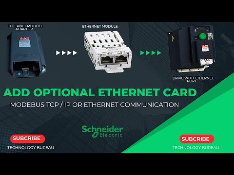 HOW TO ADD OPTIONAL ETHERNET CARD IN ATV320 SCHNEIDER DRIVE | SCHNEIDER ETHERNET CARD #atv #drive