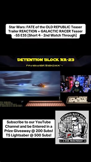 Star Wars: FATE of the OLD REPUBLIC Teaser Trailer REACTION + GALACTIC RACER Teaser-S5E35 [Short 4B]