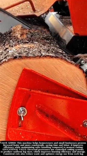 Watch This Machine Turn Logs Into Perfect Firewood