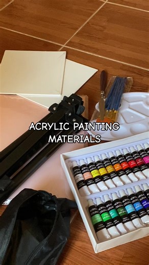 Acrylic Painting Materials Set: Must-Have Supplies for Beginners