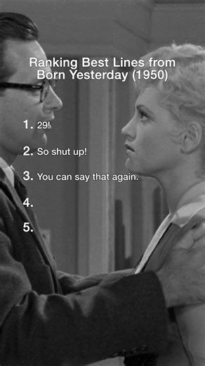 Sony Pics at Home on Instagram: "A classic for a reason. Celebrate 7̶5̶ 29 wonderful years of George Cukor’s, Born Yesterday – starring Broderick Crawford, Judy Holliday, and William Holden. Add it to your collection today."