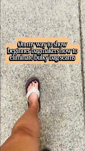How to Eliminate Bulky Bag Seams (Beginner Bagmaking Tip)
