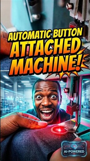 Automatic Button Attached Machine: The Secret Fix #shorts #new #viral